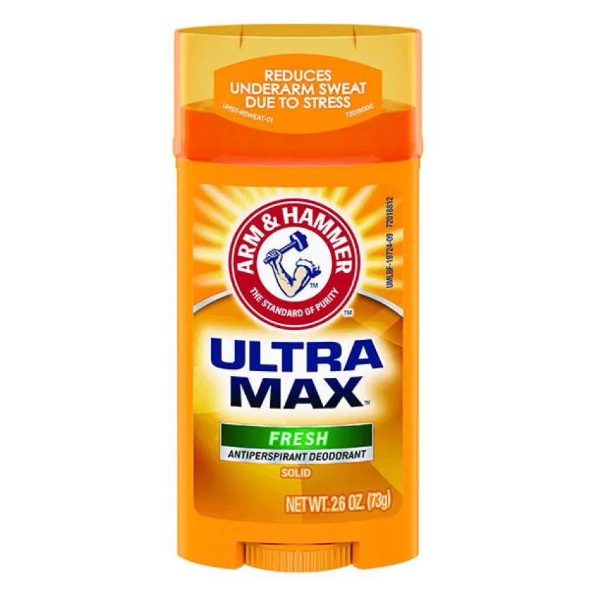 Arm & Hammer Ultramax Desodorante Antitranspirante Sólido Homens Fresh 73g