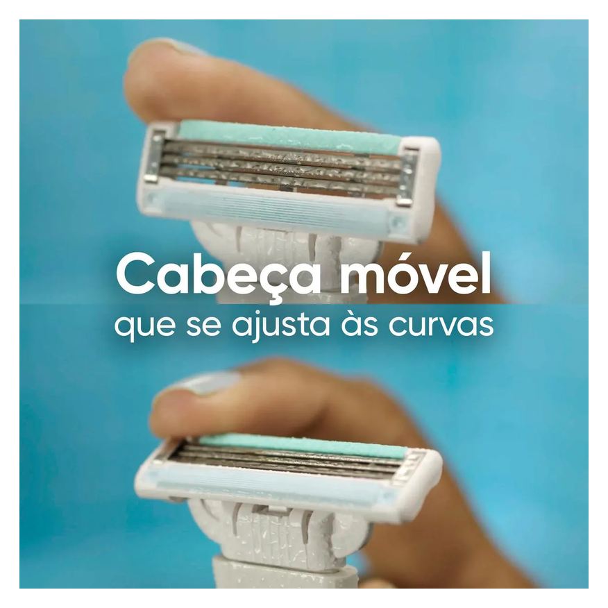 Gillette Carga para Aparelho de Depilar Venus Pele Sensível 4 unidades