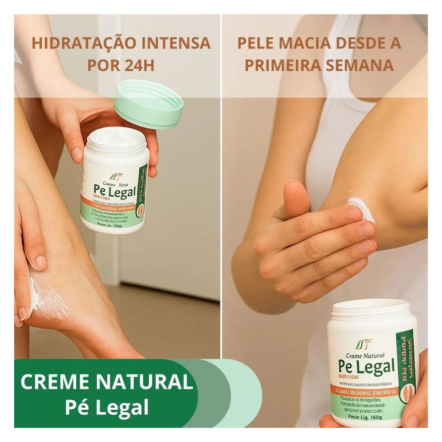 de Creme Uréia para Pés e Cotovelos Hidratação Intensa
