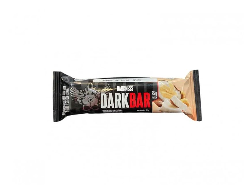 Darkness Dark Bar (90g) - Sabor: Creme de Coco C/ Castanha