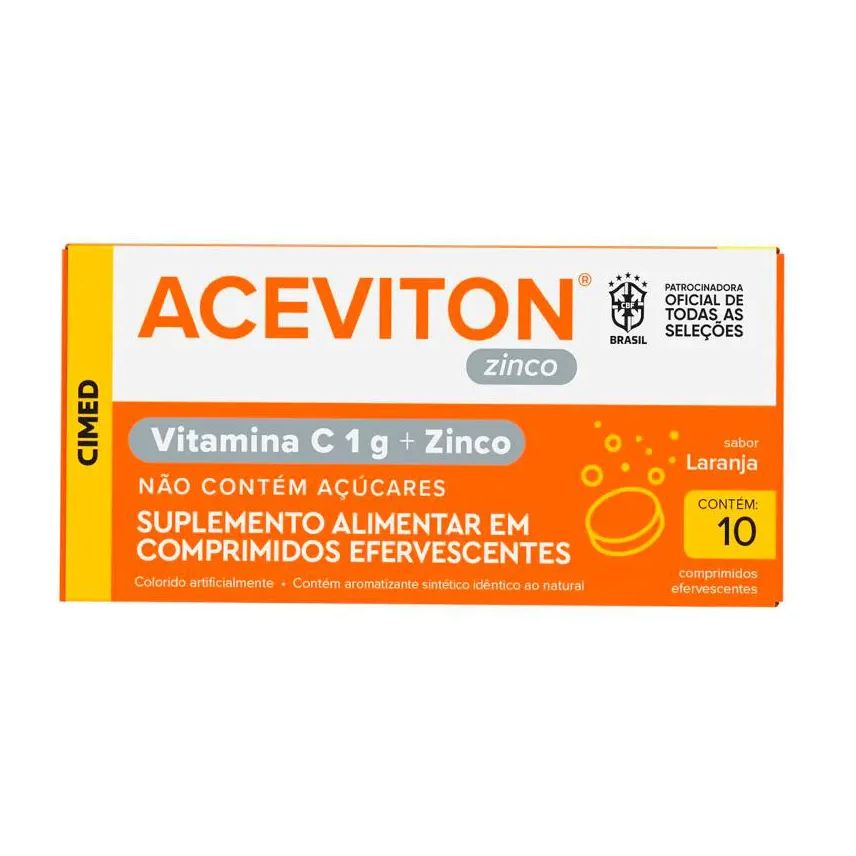 Cimed Suplemento Alimentar Aceviton Zinco 10 comprimidos
