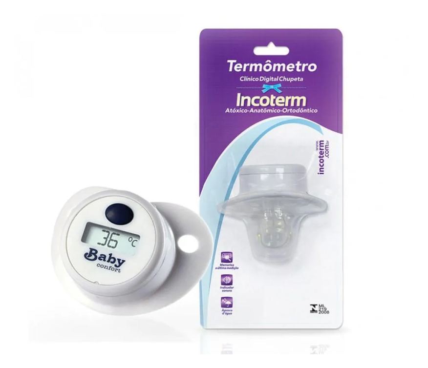 Incoterm Chupeta com Termometro Digital .