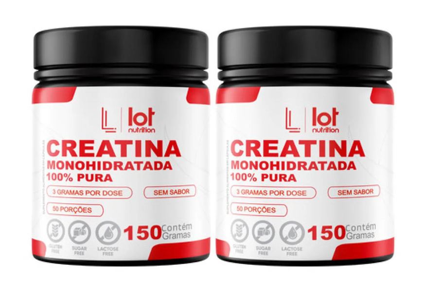 Lot Nutrition Kit 2un Arginina 150g Pó Vasodilatação Força Muscular sem Sabor