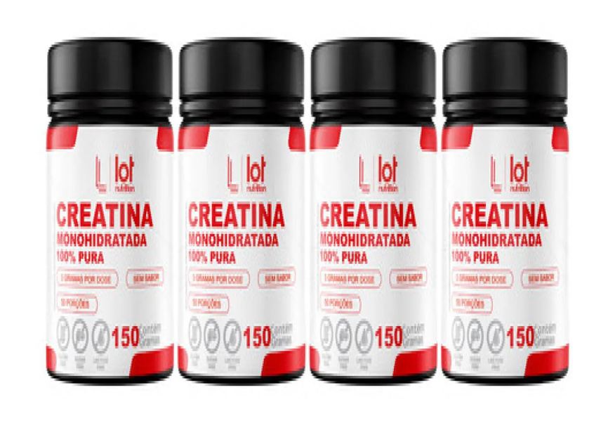 Lot Nutrition Kit 4un Arginina 150g Pó sem Sabor