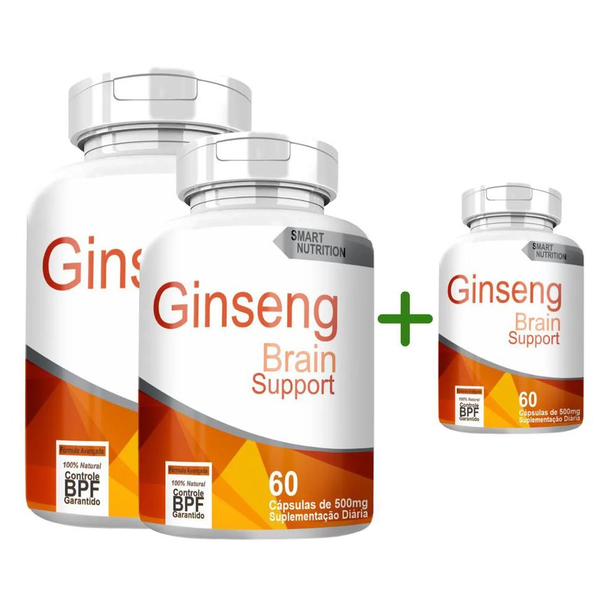 4Elementos Ginseng com Total de 180 cápsulas