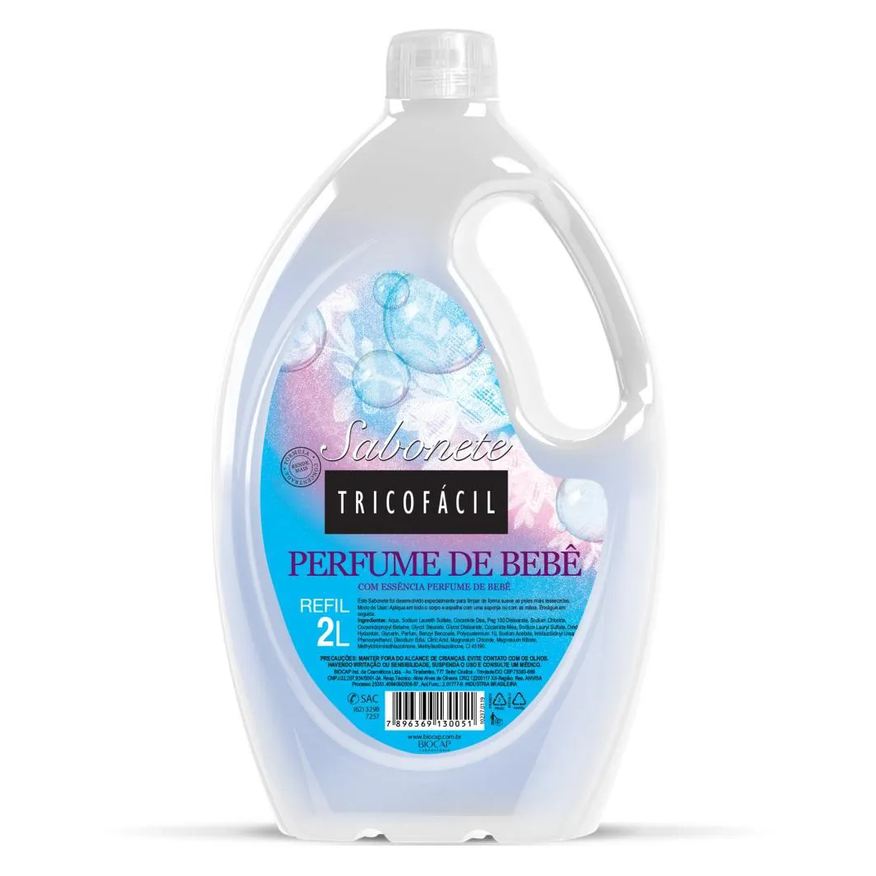 Tricofácil Sabonete Líquido Perfume de Bebê 2 Litros
