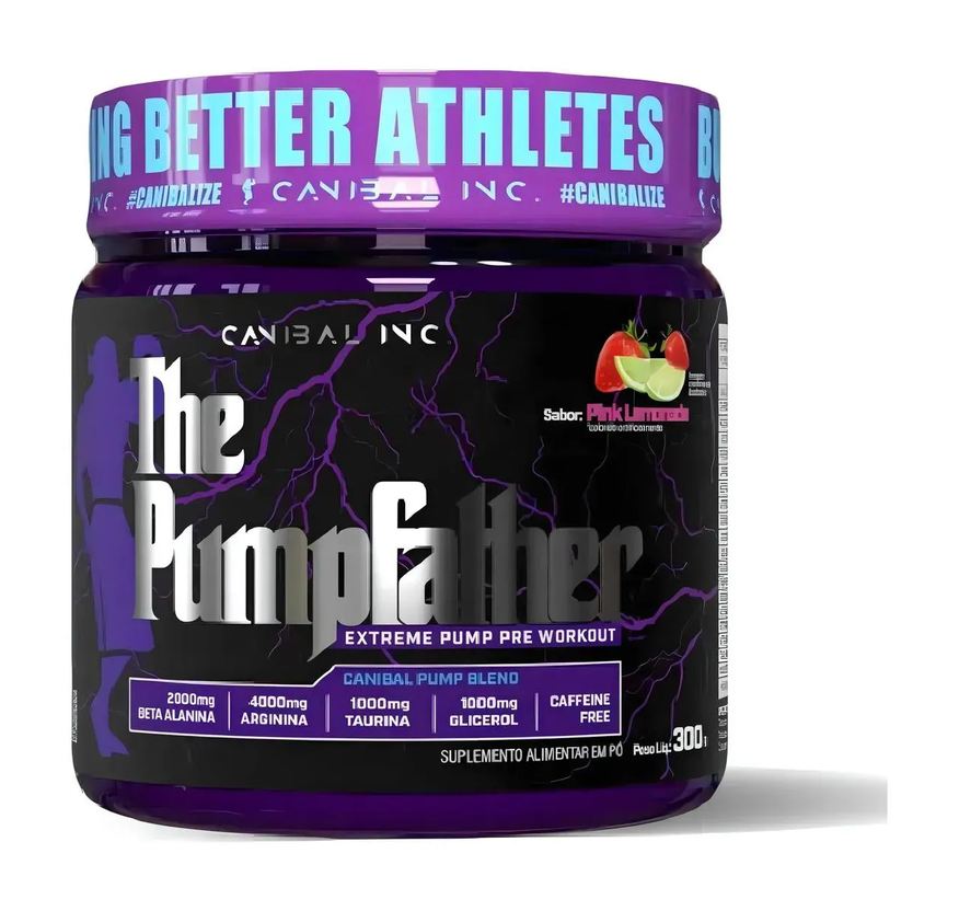Canibal The Pump Father sem Cafeína Pink Lemonade 300g