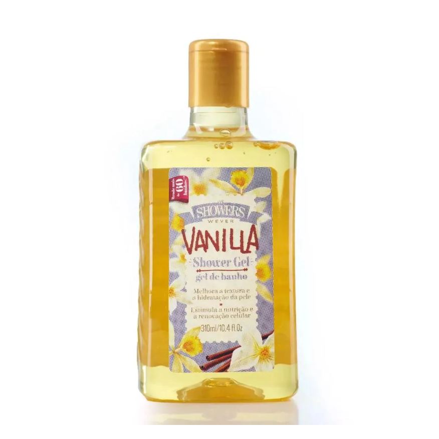 Wever Ind E Com De Cosmeticos Ltda Gel de Banho Baunilha 310ml - Wever