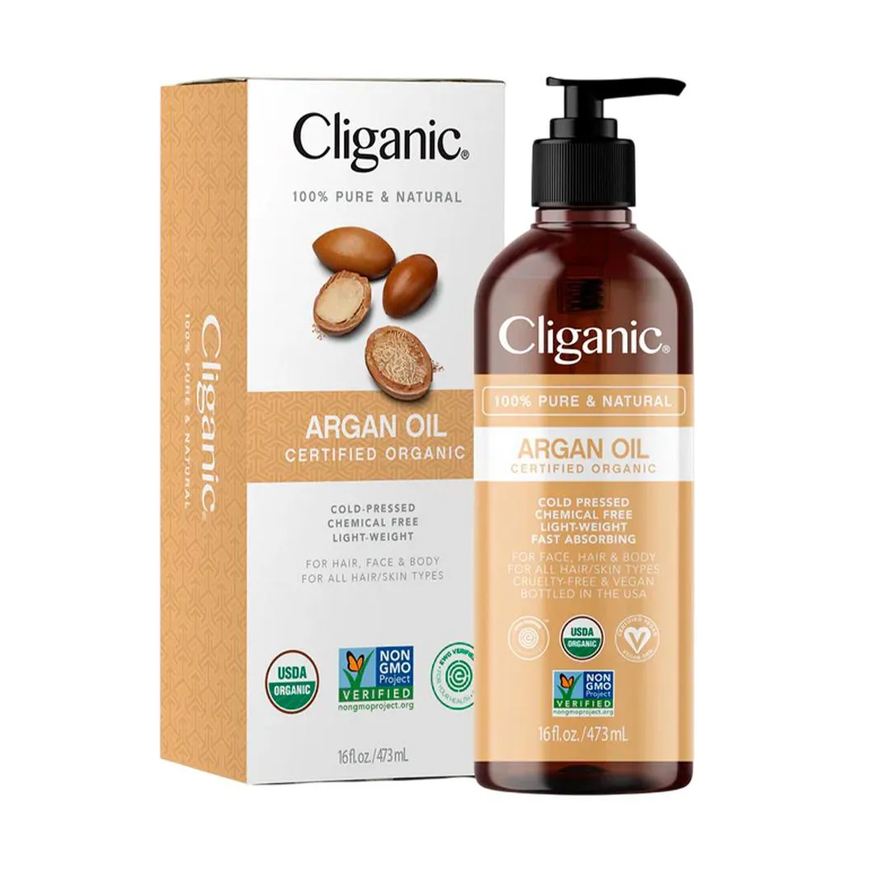 Cliganic Óleo de Argan Orgânico 473ml Importado
