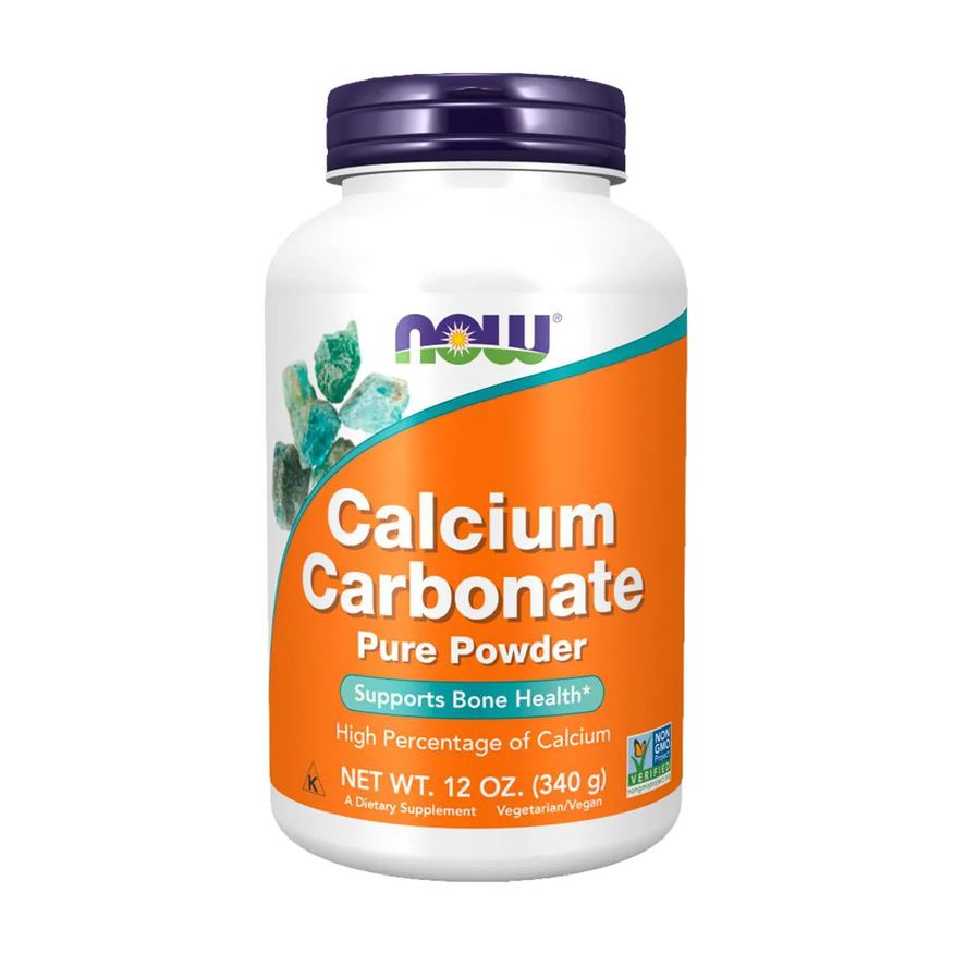 Now Foods Carbonato Cálcio Pó 340g Importado