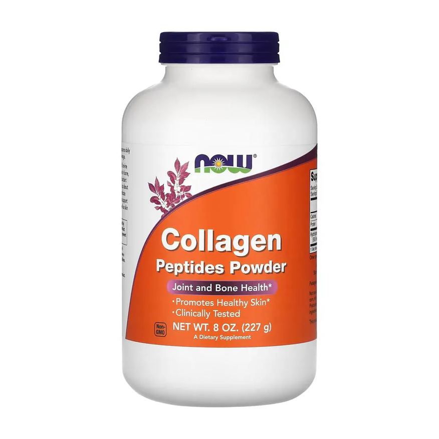 Now Foods Peptídeos de Colágeno em Pó 227g Importado