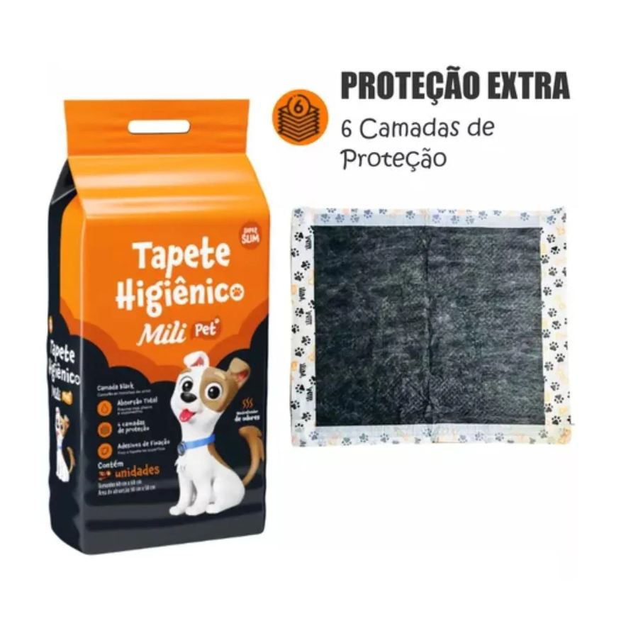 C3 Kit Tapete Higiênico C/ 7 Unidades - Mili Pet
