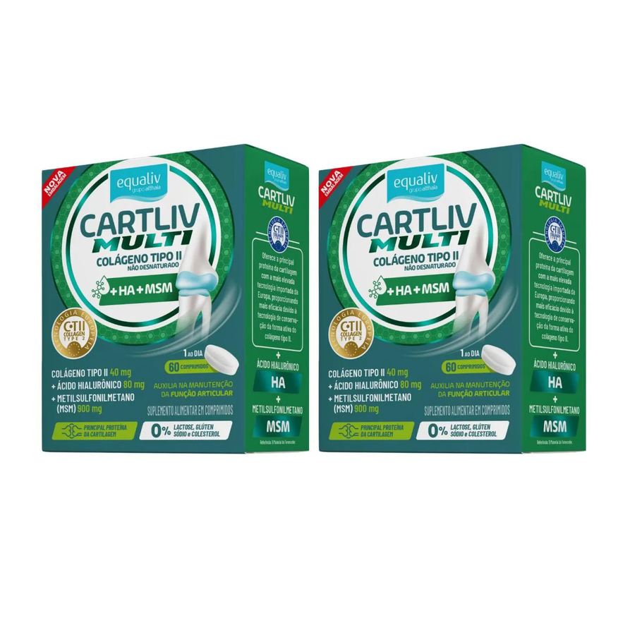 Equaliv Kit C2 Cartiliv Mult + Ha + Msm C60