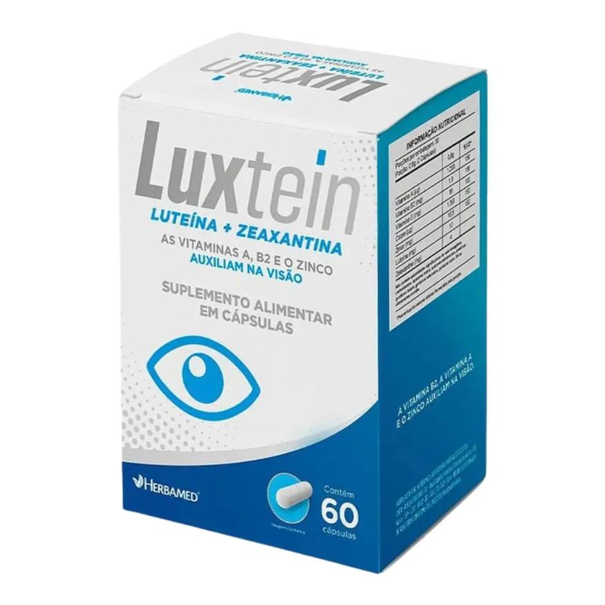 Herbamed Suplemento Luxtein Com 60 Cápsulas