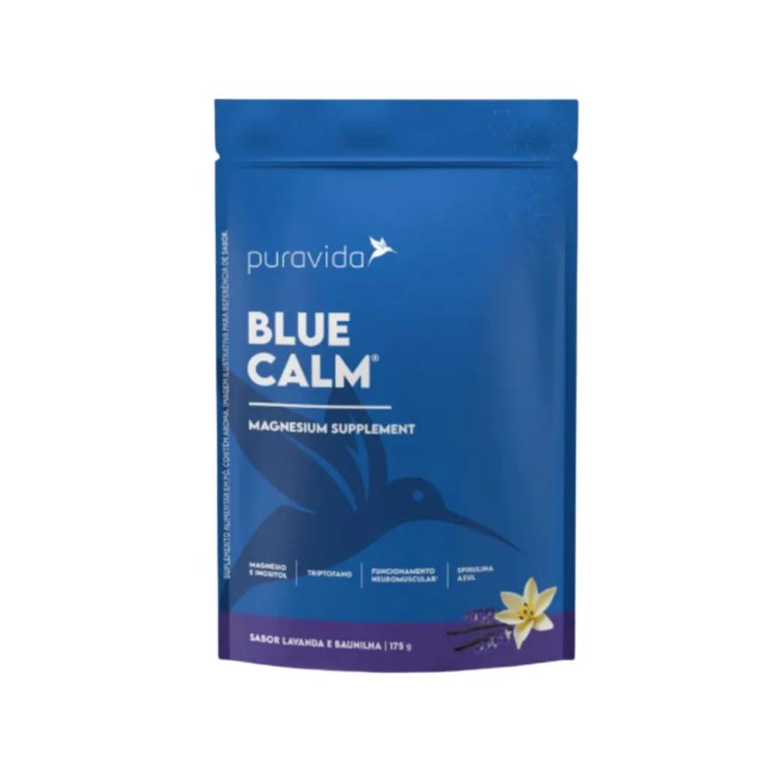 Puravida Blue Calm Suplemento Lavanda e Baunilha - 175g