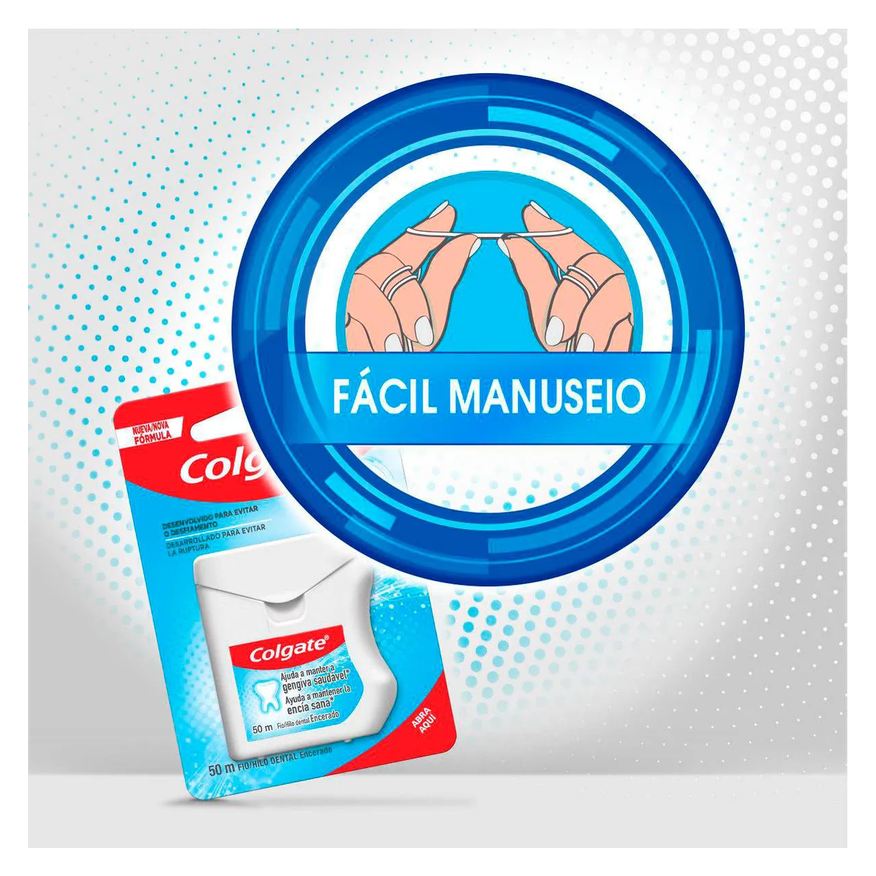 Colgate Fio Dental Encerado 50m