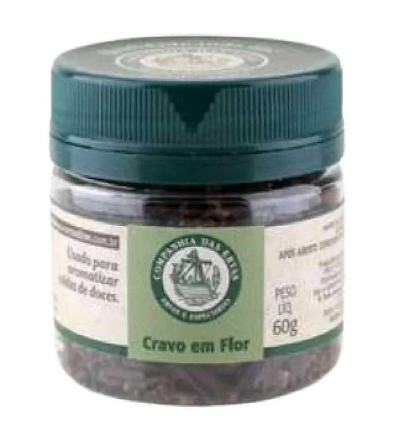 Companhia das Ervas Kit 3X: Cravo em Flor 60g