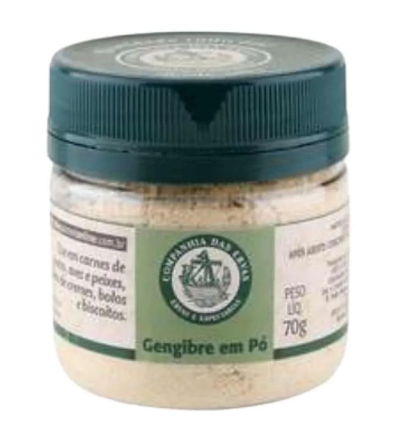 Companhia das Ervas Kit 3X: Gengibre em Pó 70g