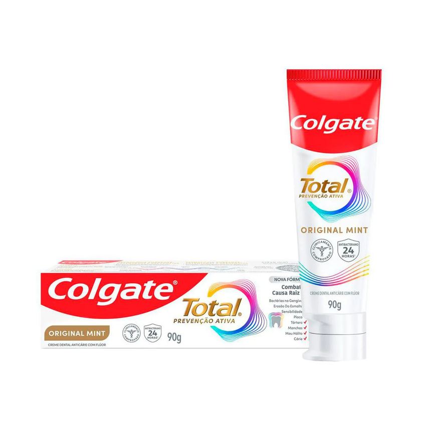 Colgate Creme Dental Total Prevenção Ativa Original Mint 90g