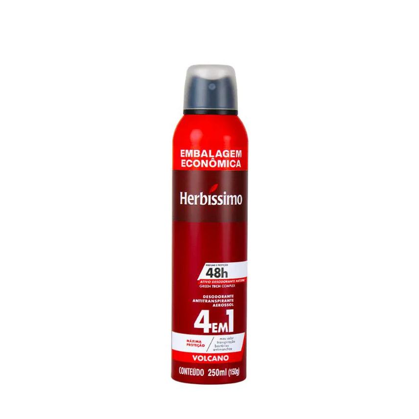 HERBíSSIMO DESODORANTE AEROSOL ANTITRANSPIRANTE VOLCANO 250ml
