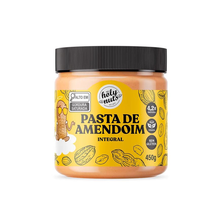 Holy Nuts Pasta de Amendoim Integral 450g