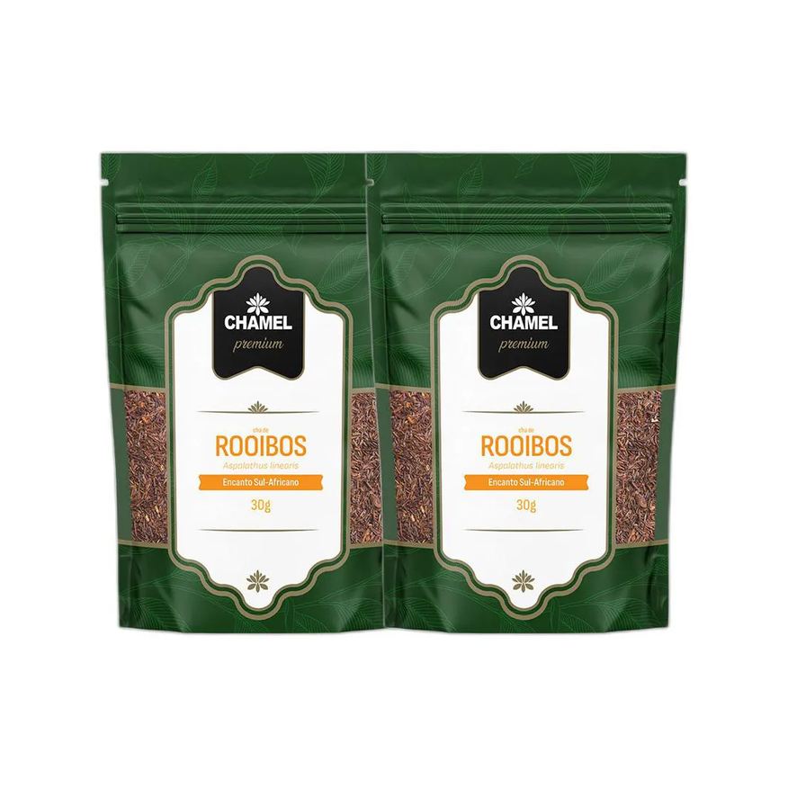 Chamel Kit 2x Chá Pacote Premium Pouch - Rooibos 30g