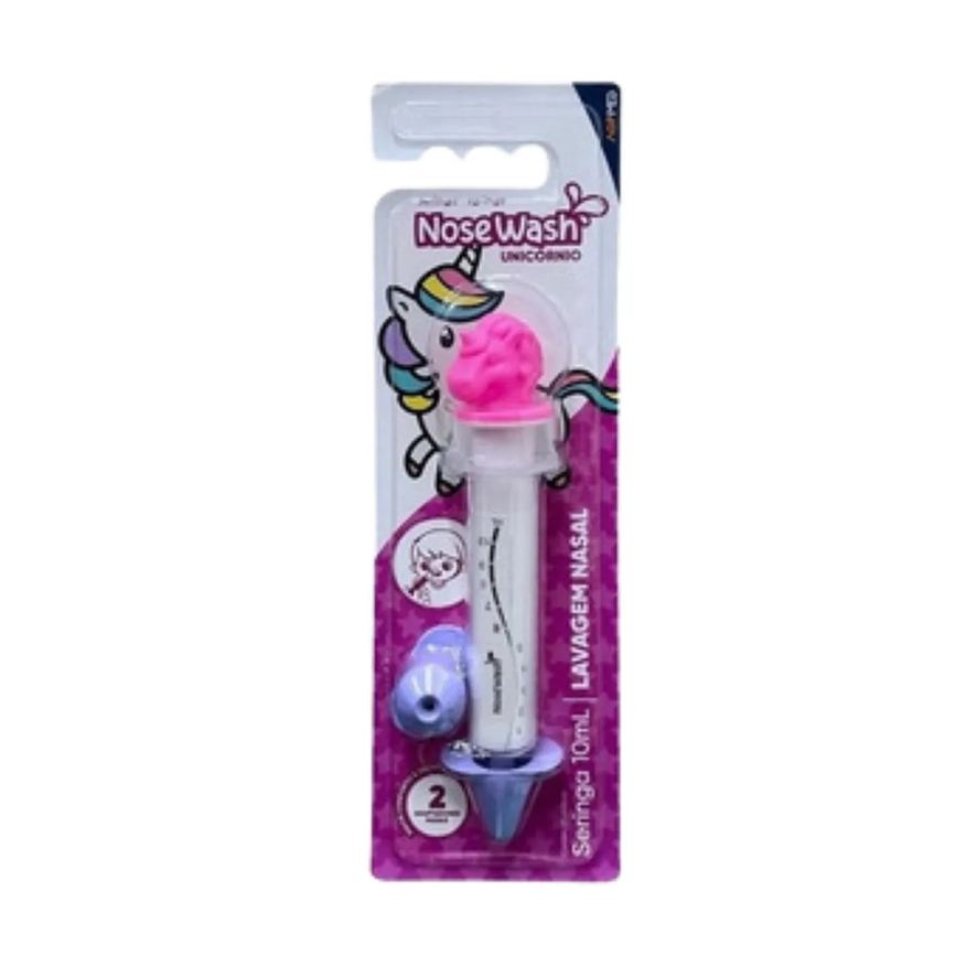 Nosewash Seringa para Lavagem Nasal 10ml – Unicornio Rosa