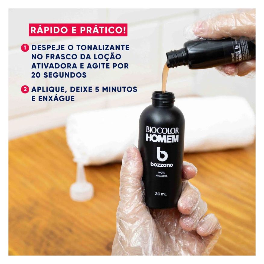 Bozzano Tonalizante de Cabelo Biocolor Homem - Louro Escuro