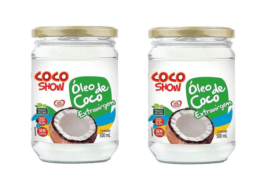 Copra Kit 2uni Óleo De Coco Extravirgem Coco Show 500ml