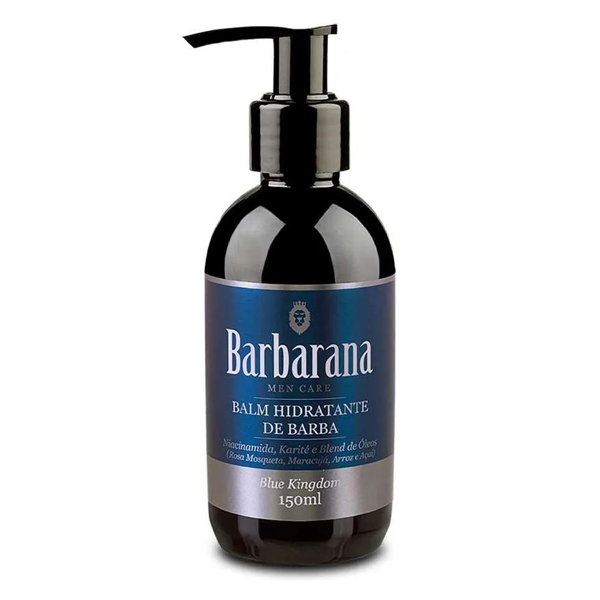 Barbarana Balm Hidratante De Barba Blue Kingdom Amadeirado Suave 150ml