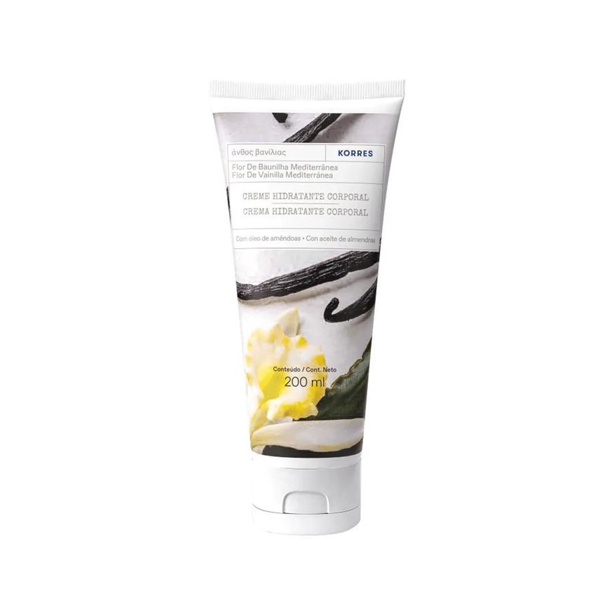 Korres Baunilha Mediterrânea Creme Hidratante Corporal 200ml