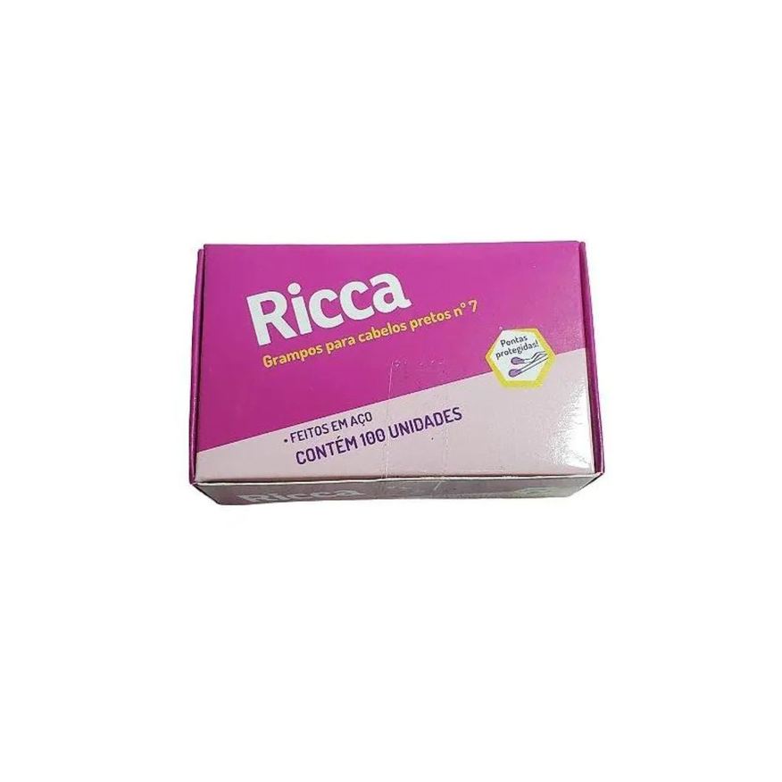 Ricca Grampos de Cabelo Nº5 Preto 122 C/100un