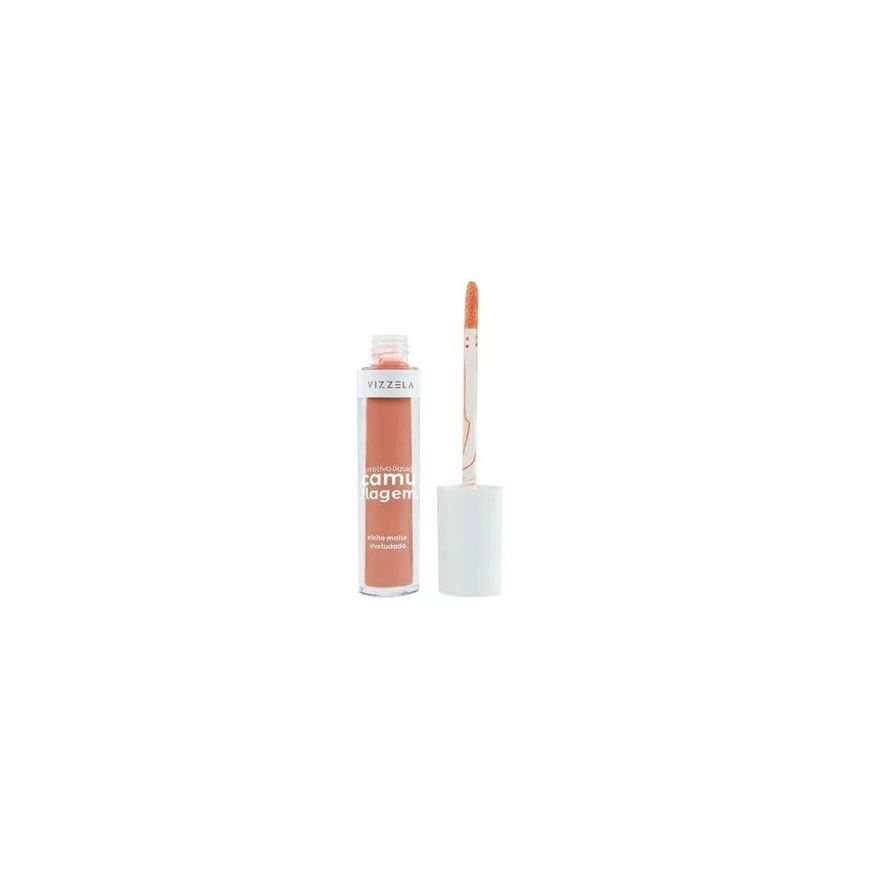 Vizzela Corretivo Líquido Matte Camuflagem Salmão