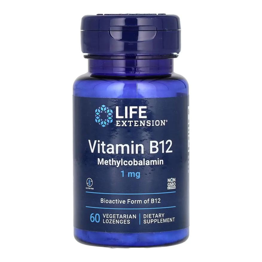 Life Extension Vitamina B12 Metilcobalamina 1mg (60 Vcaps)
