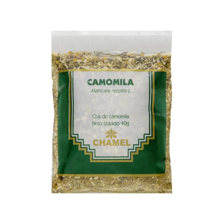 Chamel Chá Pacote Camomila Flores 40g