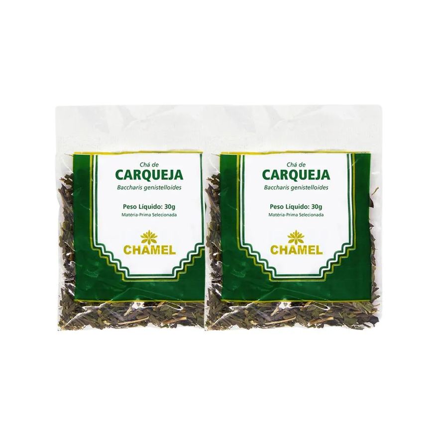 Chamel Kit 2X Chá Pacote Carqueja Folhas 30g