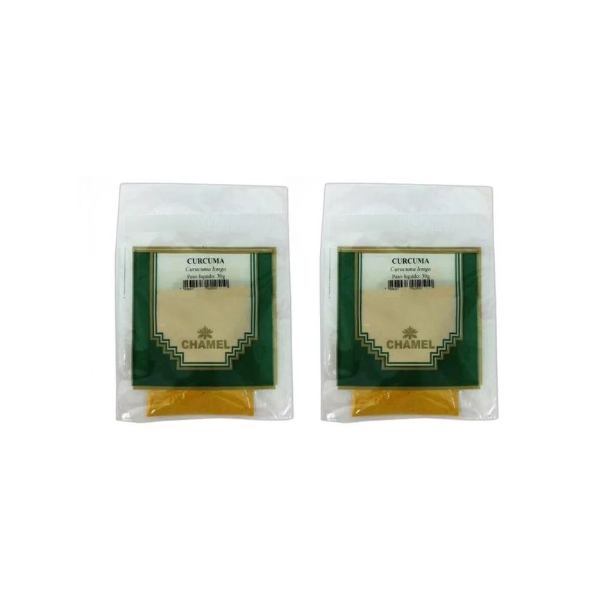 Chamel Kit 2X Pacote De Curcuma 30g