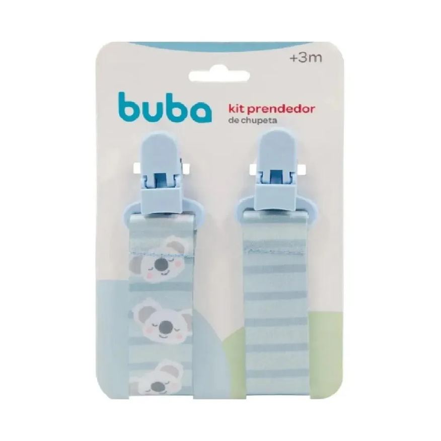 Buba Prendedor De Chupeta 2Und Coala Azul
