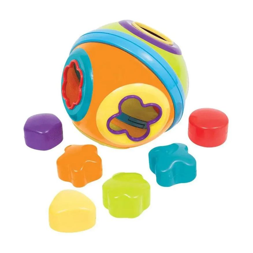 Buba Brinquedo Bola Formas De Encaixe +6 Meses