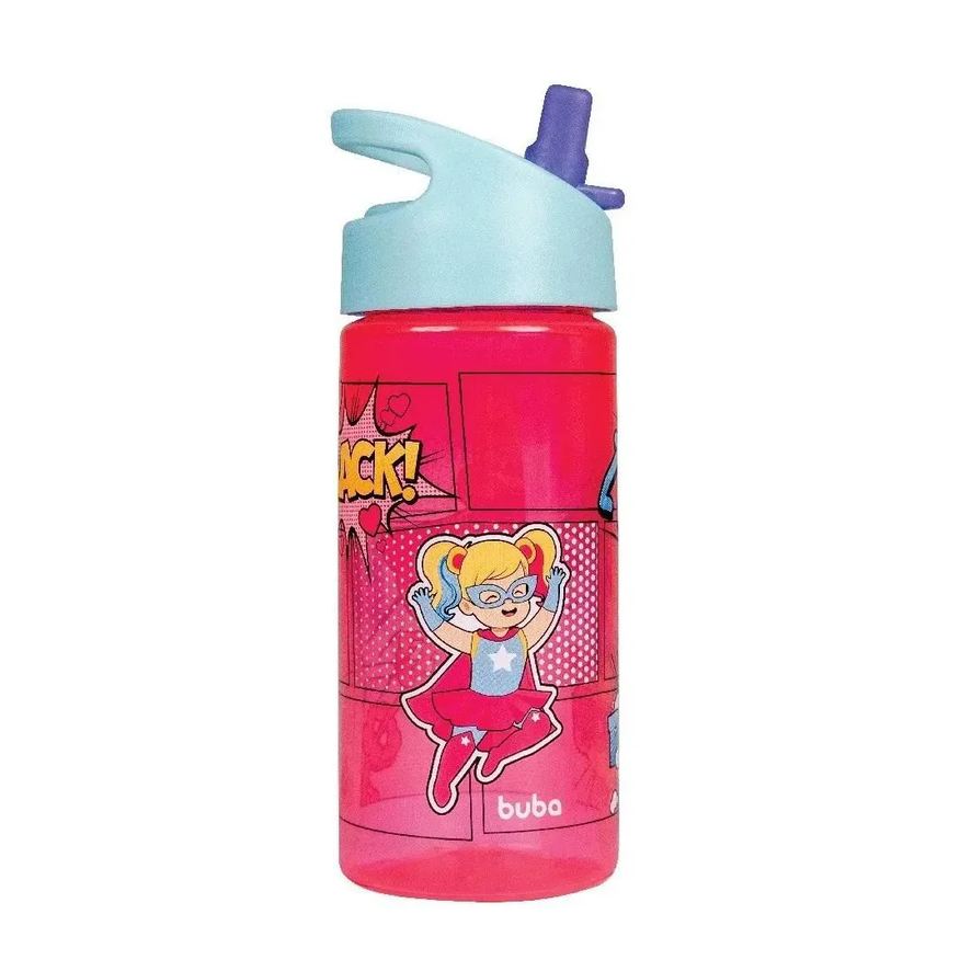 Buba Garrafinha Herois 380ml Rosa