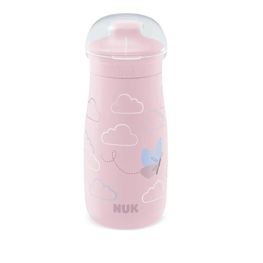 Nuk Copo Mini-Me Flip 300ml +9M Rosa Borboleta