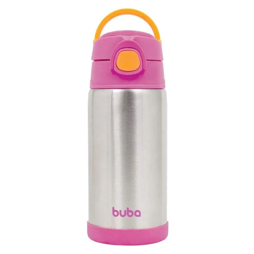 Buba Garrafinha Térmica Inox 400ml Rosa