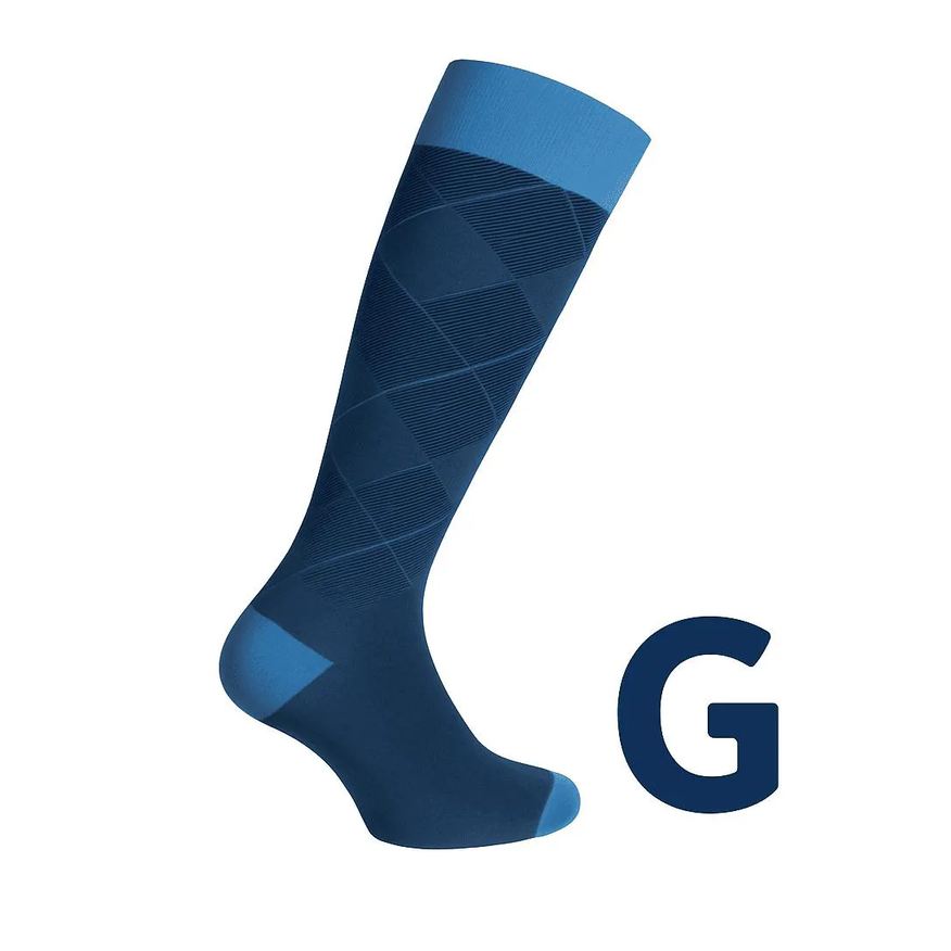 Jobst Meia de Compressão 3/4 Style 20-30Mmhg - Azul G