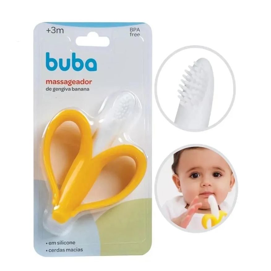 Buba Massageador de Gengivas Bananinha +3M