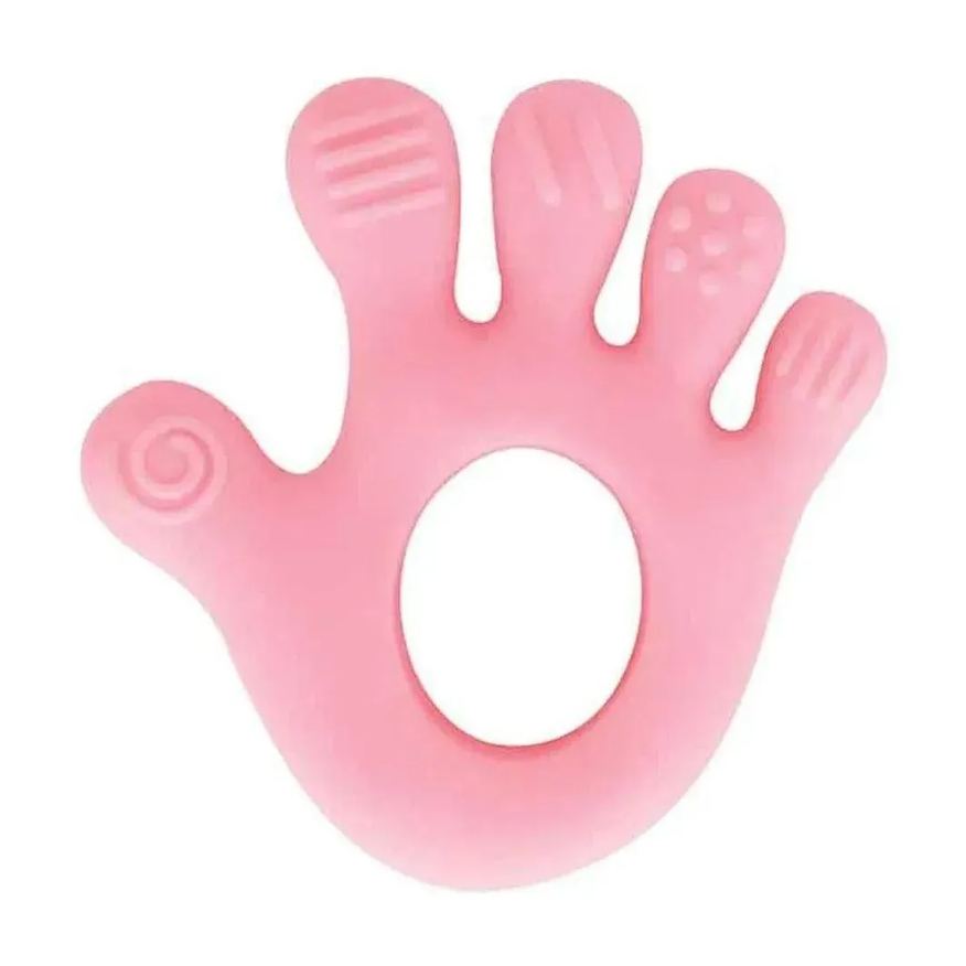 Buba Mordedor Mãozinha Silicone Rosa +4M