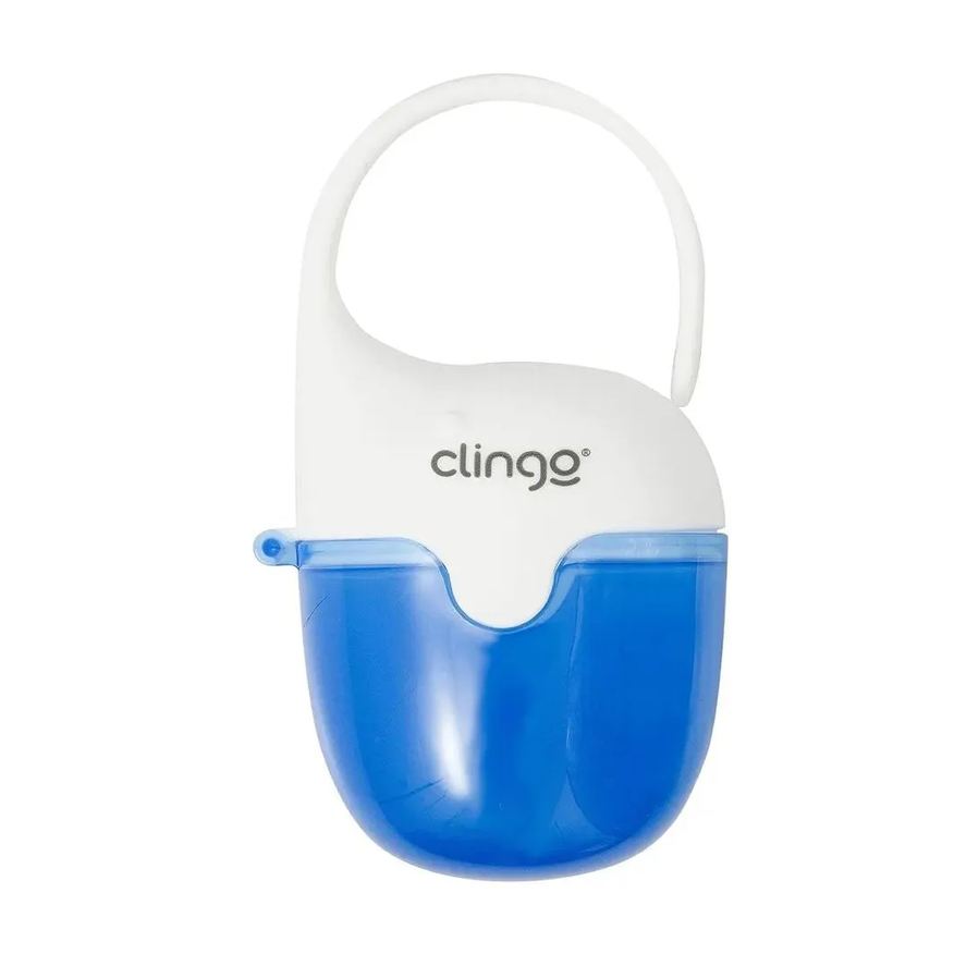 Clingo Porta Chupetas Baleia Azul