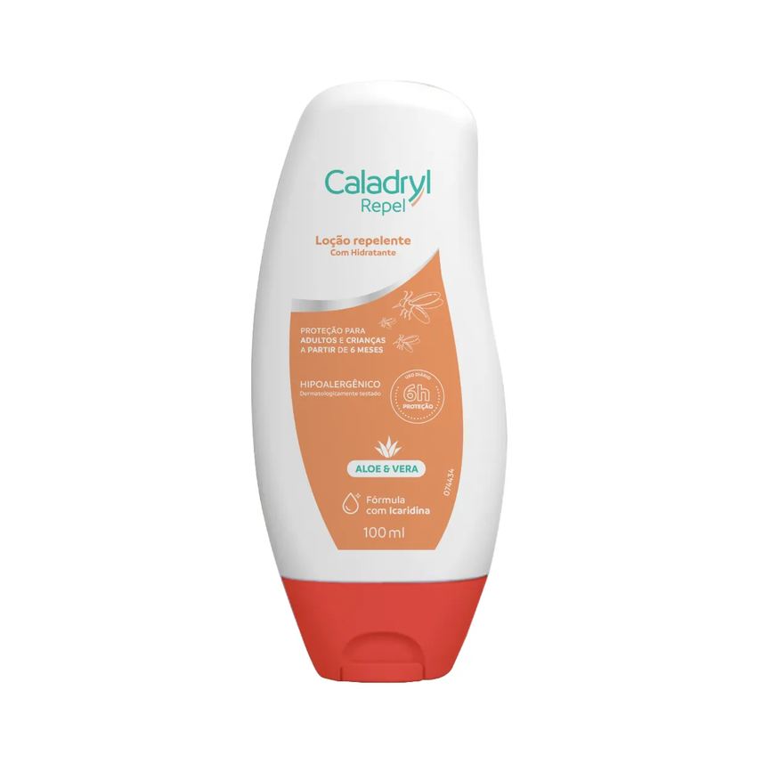 Caladryl Loção Repelente com Hidratante Repel com Icaridina 100ml