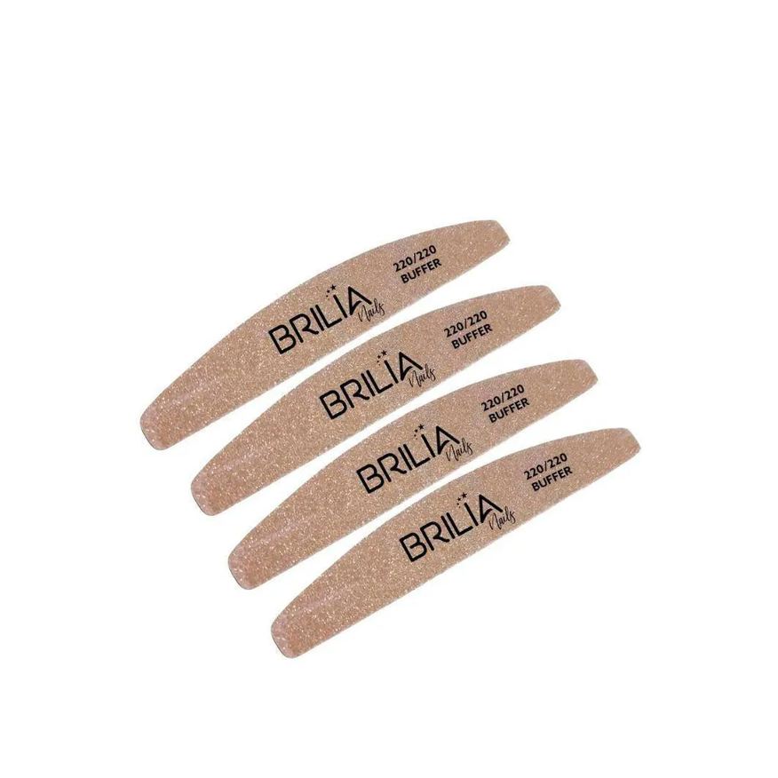Brilia Nails Lixa Boomerang 220-220 Buffer Unidades