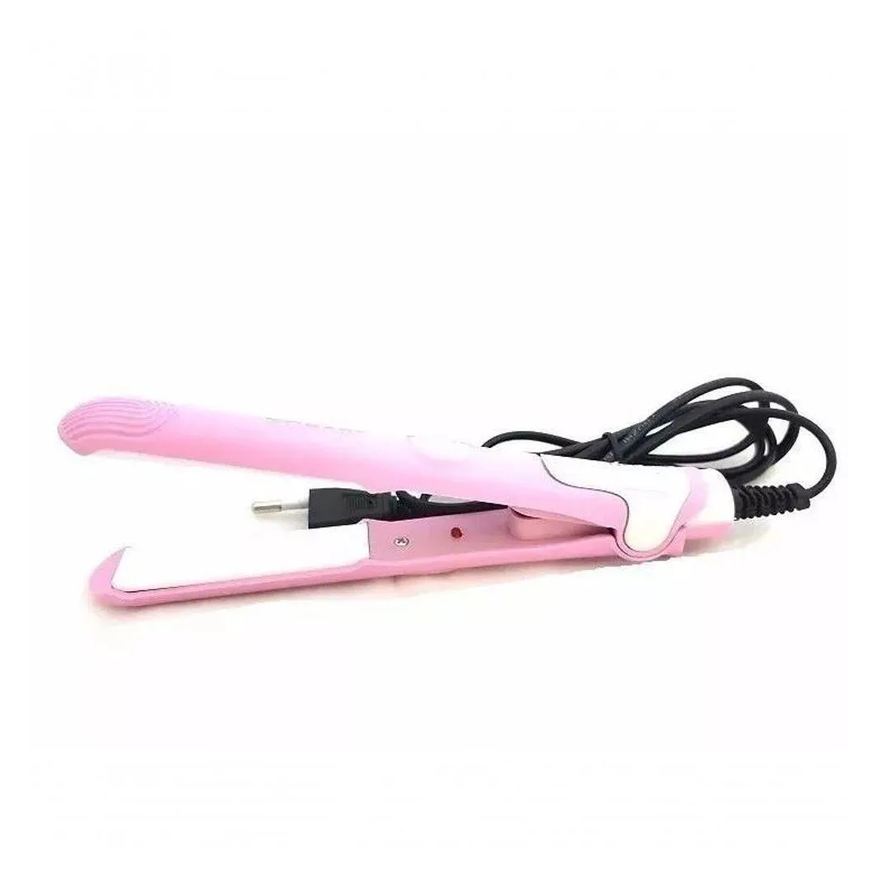 Aquilae Mini Chapinha Prancha Cabelo Alisamento 17Cm Bivolt Rosa