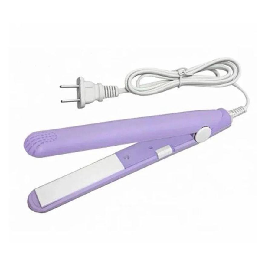Aquilae Mini Chapinha Roxa Prancha Viagem 17Cm Bivolt 110/220V